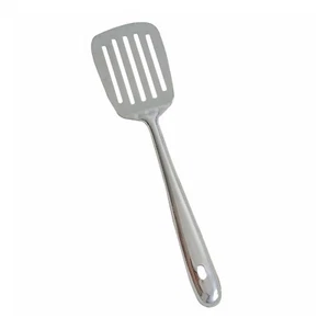 Schlitzwender Silber Metall Antihaft Spatel Hitzebeständig Flipper Kochen UK - Bild 1 von 12