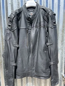 Harley Davidson Mens 2XL Roadshow Switchback Lite Leather Jacket 97081-16VM - Picture 1 of 9