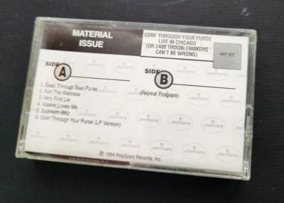 Material Issue - GOIN' THROUGH YOUR PURSE LIVE (Advance Cassette, Mercury) PROMO - Image 1 of 3