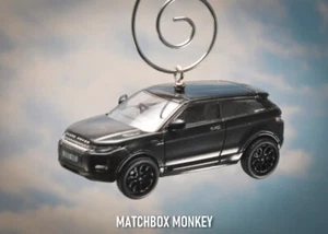 Black Land Range Rover Evoque Coupe Christmas Ornament 1/76 SUV Sport Adorno - Picture 1 of 11