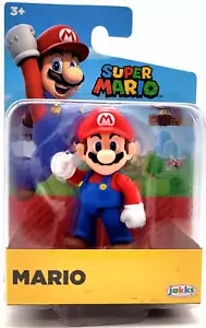 NUEVO Jakks 42132 World of Nintendo Super Mario 2.5 pulgadas MARIO. Minifigura - Imagen 1 de 2