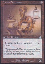 4x Brass Secretary MTG Urza's Destiny NM Magic Regular