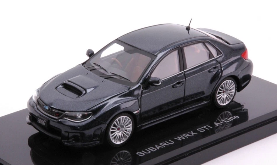 Subaru Wrx Sti A / Line Metallic Black 1:43 Model 44398 EBBRO - Immagine 1 di 1