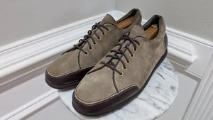 The Original Car Shoe Men's US 10.5/UK 9.5 Sneakers Green Suede & Brown Leather - Picture 1 of 21