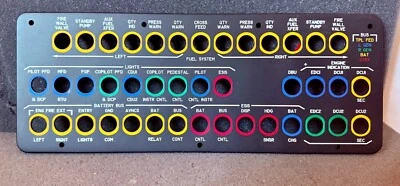 130-384020-0001 - Raytheon EL Panel Combustible - Nueva pieza excedente Foto 1 de 3