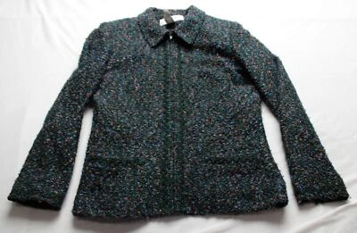 Sag Harbor женщин миниатюрный скрытый молнии вязаная куртка BL1 многоцветный размер 4P - Изображение 1 из 4