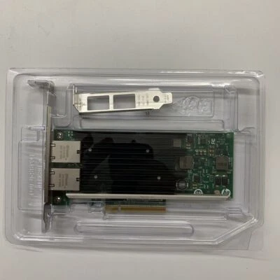 New HP 561T Ethernet 716591-B21 717708-001 10GB 2-PORT Network Card X540-T2 - Bild 1 von 4