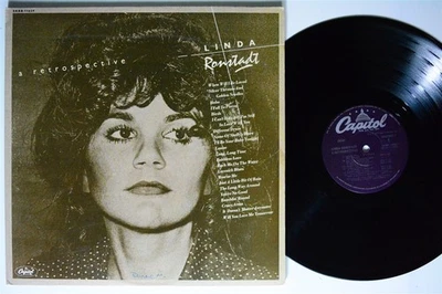LINDA RONSTADT A Retrospective CAPITOL 2xLP VG+/VG++ gatefold 1st press best of - Image 1 of 3