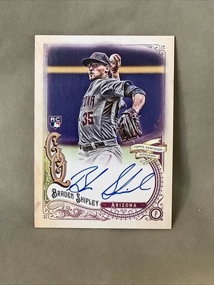 Topps Gypsy Queen 2017 #GCA-BSH Braden Shipley RC - automático Foto 1 de 2
