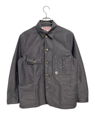 Abrigo de Trabajo SUGAR BASTÓN Algodón Moleskin Talla 38 Hecho en Japón Foto 1 de 4