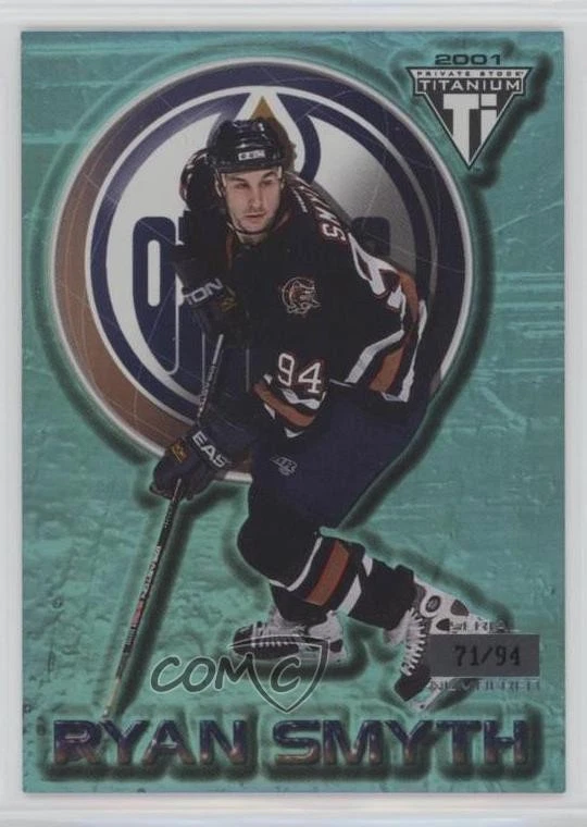 2000-01 Pacific Private Stock Titanium Blue /94 Ryan Smyth #37 - Image 1 of 2