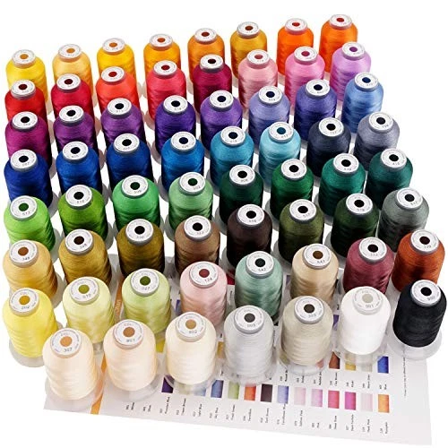 Brothreads 63 Brother Colours Polyester Machine Embroidery Thread Kit 500m