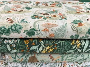 Country Mouse by Rae Ritchie for Dear Stella Cotton Fabric by 1/4 M* Floral - Picture 1 of 9