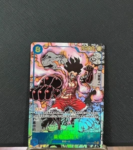 One Piece Card Game S-Chinese MONKEY D. LUFFY OP11-118 Manga Parall Premium Card - Picture 1 of 2