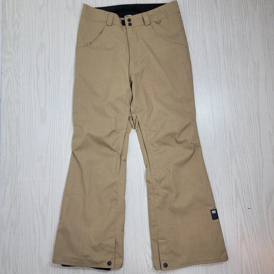 Ride Snowboard Pants Women's Beige Winter Sportswear Warm Activewear Outdoor - Image 1 of 4
