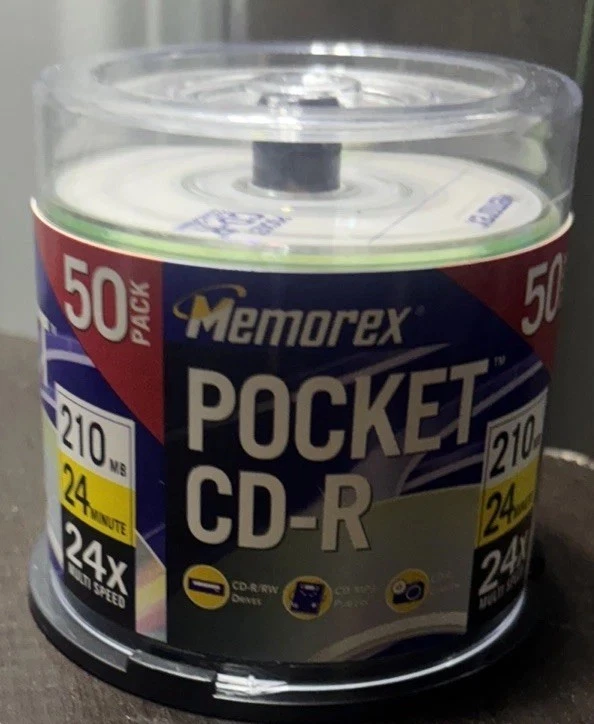 Memorex Pocket (Mini DVD) CD-R 44 Pack of Discs 24 min 24X Multi Speed - Image 1 of 2