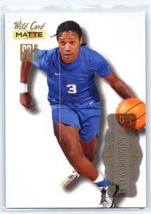 Ty Ty Washington 2022 Wild Card Matte SP Exclusive #MBN-19 - Picture 1 of 2