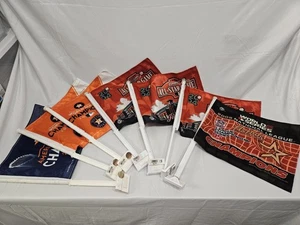 Lot Of 7 - Houston Astros Car Window Flags Double Sided Vintage World Champions - Picture 1 of 9