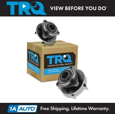 TRQ Front Wheel Hub & Bearing Left & Right Pair for Cobalt Pontiac G5 Saturn Ion - Изображение 1 из 4