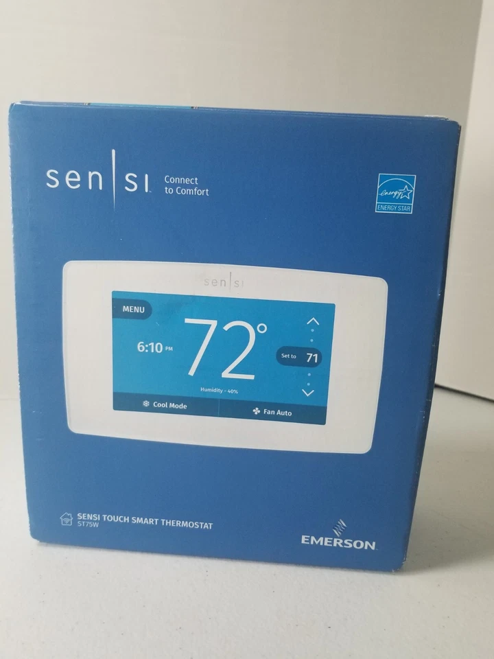 Sensi Touch Wi-Fi Smart Thermostat with Touchscreen Color Display-New Open Box - Image 1 of 4