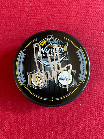 Alex Ovechkin, "Autographed"(JSA) Winter Classic Puck (Scarce / Vintage) Cover