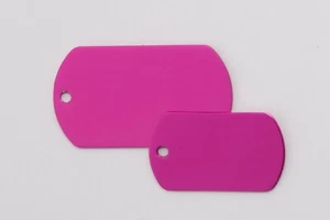 Wholesale Premium Anodized Aluminum Dog Tags | Pack of 10 - Picture 1 of 17