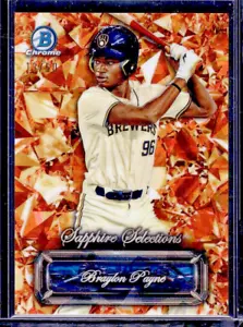 2024 Bowman Chrome Draft Sapphire | Sapphire Selections Braylon Payne Gold /50 - Picture 1 of 2