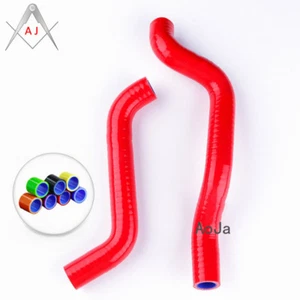 Red For 2006 2007 POLARIS OUTLAW 500 IRS Silicone Radiator Coolant Hoses Kit - Picture 1 of 3