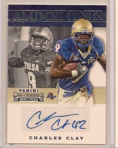 CHARLES CLAY 2015 PANINI CONTENDERS DRAFT ALUMNI INK AUTO - SP CONFIRMED
