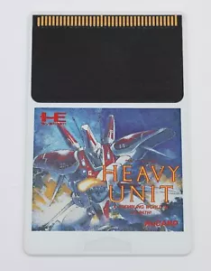 Heavy Unit - NEC PC Engine HuCard PCE JP Japan - Cartridge Only - Picture 1 of 2