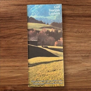 Vintage 1960er Jahre Golf Öl Tourgide Reiseführer Logbuch Logbuch unbenutzt - Bild 1 von 7