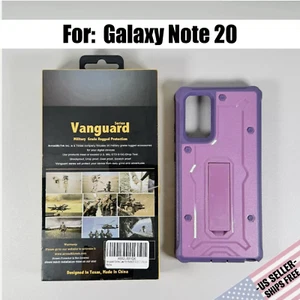 ARMADILLOTEK Vanguard Case for GALAXY NOTE 20: Purple | Dual Layer | Kickstand - Picture 1 of 14