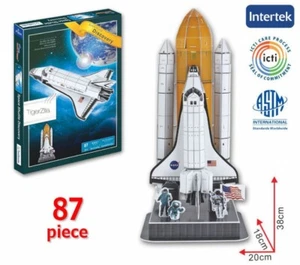 Space Shuttle Discovery 3D Puzzle Jigsaw Model 87pc Boxed Gift - Picture 1 of 1