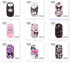 Cartoon Kuromi Bluetooth Wireless Mouse Multi-style Gaming Mouse Anime Equipment - Picture 1 of 46