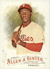2016 Topps Allen and Ginter Philadelphia Phillies Baseball #269 Maikel Franco