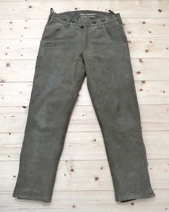 Pantalones de cuero para hombre Deerhunter talla 50 Strasbourg Leather 3031 Boot Throusers N306 - Imagen 1 de 4