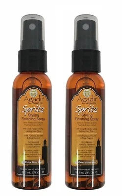 2x Agadir Argan Oil Spritz Finishing Hair Spray Extra Firm Hold 59.2m DAILY POST - Image 1 of 4
