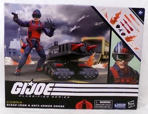 Hasbro Gi Joe Classified Series Scrap-Iron & Anti-Armor Drone 6 " Figurine Neuf - Photo 1 sur 4