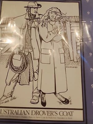 Folkwear Sewing Pattern 137 Australian Drover Coat Horseman's Duster UC/FF - Image 1 of 4