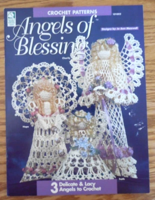 NEW  House of White Birches Crochet Pattern Booklet "Angels of Blessing" - Image 1 of 4