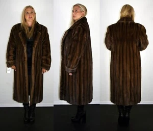 Demi Buff Mink Fur Coat Size Medium 6 8 M Efurs4less - Picture 1 of 7