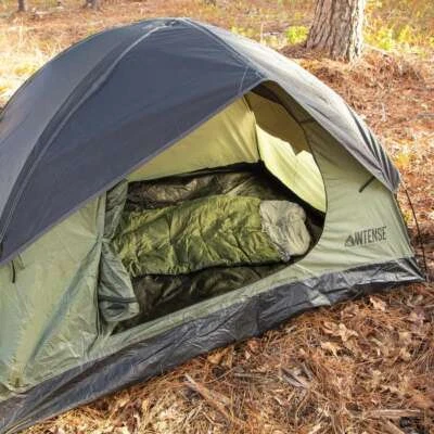Portable Outdoor Camping 2 Person Waterproof Hiking Folding Dome Tent Camouflage