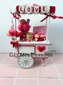 Carro de café Martha Stewart Valentine Heart “Love” 2025 globo trolly nuevo - Imagen 1 de 2