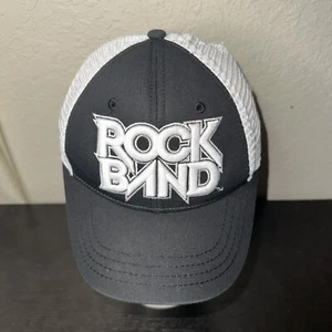 RockBand Youth Hat Baseball Snapback Cap Black White Video Rock Band - Picture 1 of 7