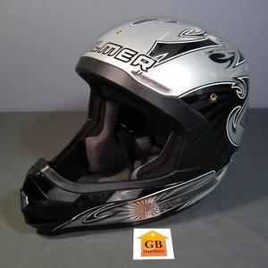 XL Size Helmet Fulmer RX2 Sector Black and Gray DOT Dirt bike Motocross women's - Foto 1 di 8