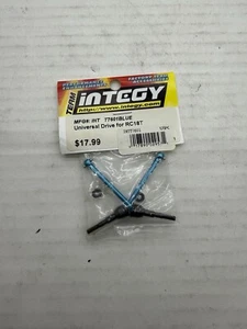 Eje de transmisión universal Integy para Team Associated RC18T azul aluminio T7601 #150 - Imagen 1 de 1