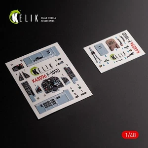 Interior 3D Decal Republic F-105D Thunderchief (for HobbyBoss) 1:48 KeliK K48096 - Picture 1 of 15