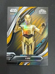 2024 Topps Chrome Black Star Wars C-3PO /50 #39 - Picture 1 of 2