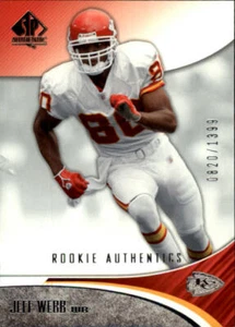 A7893- 2006 SP Authentic #156 Jeff Webb RC /1399 - Bild 1 von 2