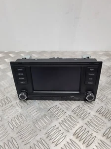 2012-2019 Seat Leon Display Screen Radio Sat Nav Unit Multi Media 5f0919603a - Picture 1 of 8